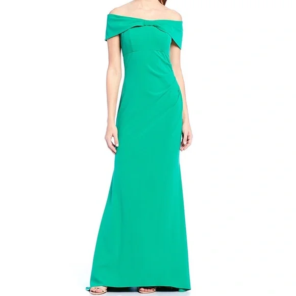 Eliza j off the shoulder bow gown online